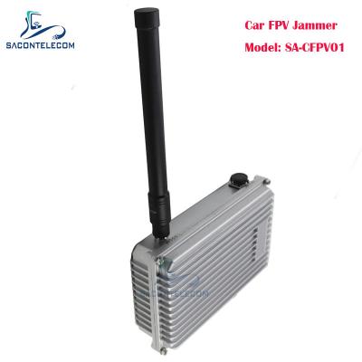 中国 1 Band 50w Vehicle Mounted FPV Drone Signal Jammer Anti Drone Frequency Jammer 販売のため