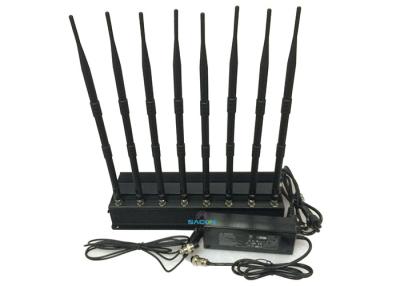 China High Power Cell Phone Signal Jammer, Cell Phone Blocker Jammer Acht antennes Te koop