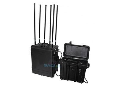 China 6 bandas bomba militar manpack jammer 460w de alta potencia con 5% ~ 90% de humedad en venta