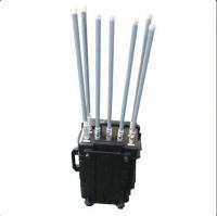 China 350w Hochleistung Manpack Fahrzeugmontierte Störgerät 47dBm Glasfaser Antennen zu verkaufen