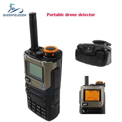 China 600m To 800m Radius Portable Anti Drone Signal Detector Wireless Handheld Drone Detector for sale