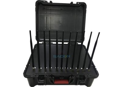 China Caja portátil Manpack Jammer 11 canales Antenna de 55W de alta potencia incorporada - en batería en venta