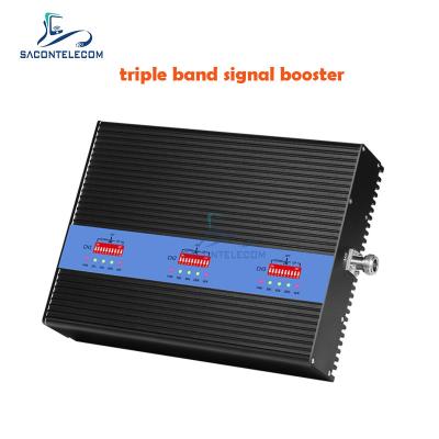 Κίνα GSM DCS Mobile Phone Signal Booster 2100 Τριπλής ζώνης επαναλήπτης IP40 AC110V προς πώληση