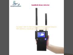 Portable 1.5km To 2km Radius Anti Drone Signal Detector 400-6000mhz Handheld UAV Drone Detector