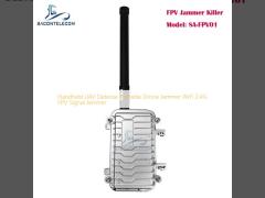 Handheld UAV Defense Portable Drone Jammer WiFi 2.4G FPV Signal Jammer