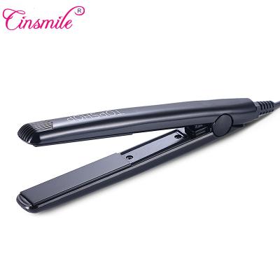 China Hotel Mini Flat Iron Ceramic Small Hair Straightener for sale