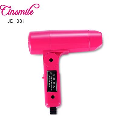 China 12V Turbo Mini Foldable Hair Dryer for Car Charging, Travel Hair Dryer JD-081 for sale