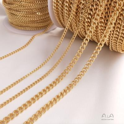 China Fashionable.Popular Adjustable Loose Necklaces Accessories Jewelry Chain Embossed O DIY Chain Jewelry Making Scattered Chain for sale