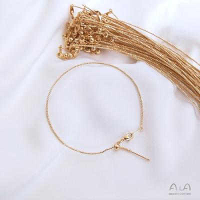 China Fashionable.Popular DIY Bulk Buckle Retractable Adjustable Universal Wire Flower Adjustable Bangle Bracelet 14k Gold Bangle Bracelet for sale