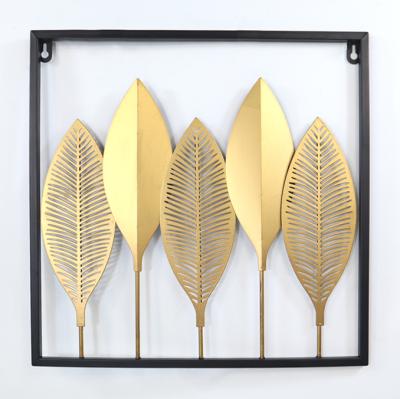 China Nordic modern contemporary style light luxury style metal sheet wall decoration creative hotel wall decoration for sale