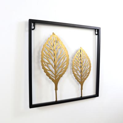 China Creative contemporary superior Nordic light luxury style wrought iron decoration metal sheet wall decoration for sale