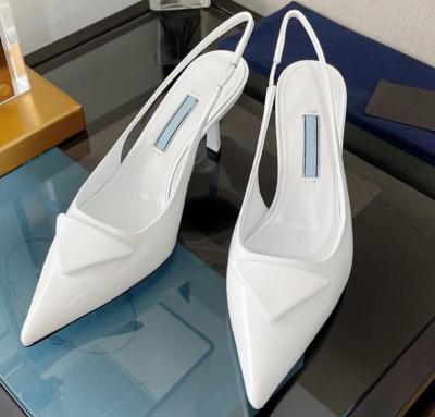 China 2020 Fashion Trend Sexy Thin Heel OEM Designer Women Heels Pumps For Ladies Shoes Fashion Box Style Packing Hot Selling Custom Model Anti for sale