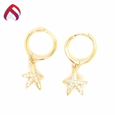 China Vintage New Arrival Fashion Classic Star Dangle Earrings Female 925 Sterling Silver Jewelry for sale