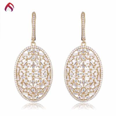 China Luxury Luxury 925 Sterling Silver Cubic Zirconia Earring for sale