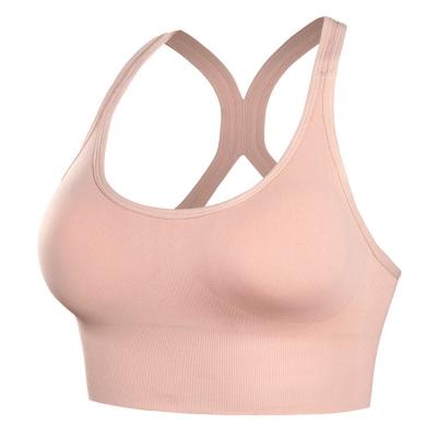 China Breathable Sports Bra No Ring Yoga Running Vest Summer Thin Underwear Women Steel Shockproof Quick-drying Beautiful Back for sale