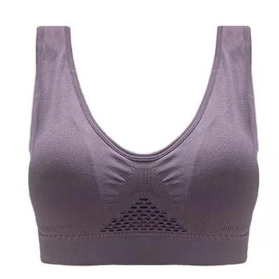 China Wholesale Women's Breathable Sports Bra Non-listing Yoga Sports Bra Large Size Thin Bra for sale