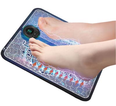 China Comfortable Factory Direct Electric Foot Massager Mat Pad Vibration Relax Foot Massager Therapy EMS Electric Health Care Machine for sale