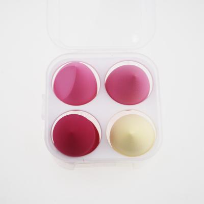 China New Delicate 2021 Sponge Makeup Sponge With Pure Color Beauty Egg 4pcs In One Box Exquisite Fashion Beauty Tools for sale