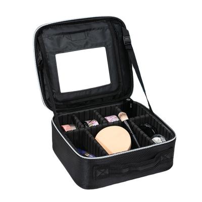 China ZNYBEAUTY Fashion Travel Makeup Train Case Makeup Cosmetic Case Organizer Portable Artist Storage Bag for Cosmetics Makeup Brushes for sale