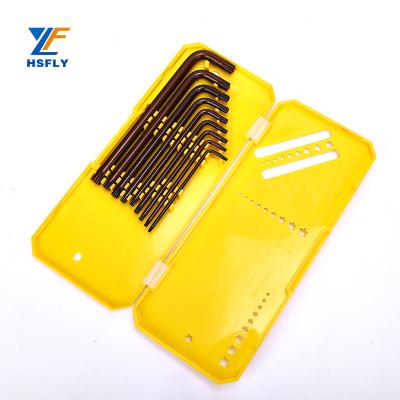 China Durable Low Noise Professional Custom Made Box Allen Wrench Box Wrench Box DIY Tools Household Set for sale