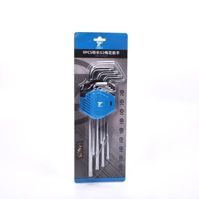 China High Cost Performance T25 Allen Key With Torx End Pin Torx Security Key Wrench Hex Key Open End Wrench Durable Proof Screws for sale