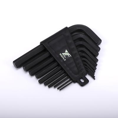 China Industrial Grade CRV Oxide Hex Wrench Allen Key Steel Black Flat End for sale