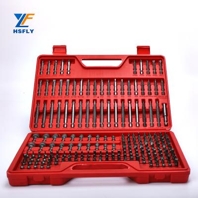 China Factory Price Door and Window Seams Screwdriver Bit Set Drill Bit Set 208-Piece CRV DIY Tools for sale