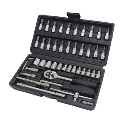 China 46pcs Combination Screwdriver Set Handle Screwdriver Plastic Box For Car Repair for sale