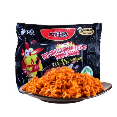 China OEM/ODM Best OEM/ODM Private Label Instant Noodle Pack Natural Halal Chilli Korean Snacks Turkey Ramen Noodles Korean Spicy Instant for sale