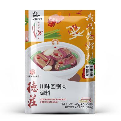 China Dezhuang Traditional Authentic Chinese Cuisine Seasoning 120g Delicious Twice-cooked Pork Seasoning DZ-15 for sale