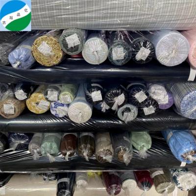 China Shaoxing stocklot woven cheap dead stock lot cotton organic stocklot woven fabric mixed fabric kilo cotton for sale