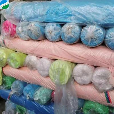 China China market viable good selling 100% polyester fabric bubble chiffon dyed fabric telas de china current for sale