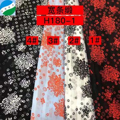 China 100% Memory Polyester Beautiful China Design Prints Fabric Stock Lot Batch Satin Print Printed Fabrics for sale