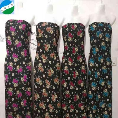 China Pure Rayon Print Fabric For Garment Stock Lot Good Quality 100% Rayon Print Fabric In Stock Viscous Rayon for sale