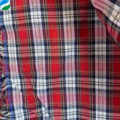 China 2020 viable new hot selling hvac fabric yarn-dyed check grid fabric many design in keqiao stock lot fabric for sale