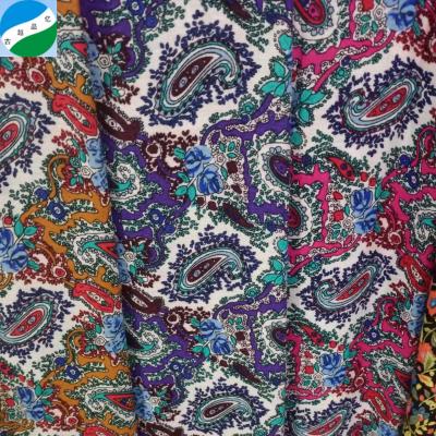 China Wholesale organic high quality ethnic style stock tela 100% rayon print fabric for sale