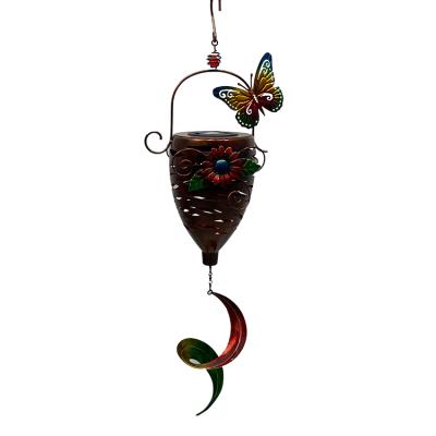 China Contemporary Yard Decor Hanging Brass Wind Chimes For Outdoor Chimes Wind Solar Wind Chime Light for sale