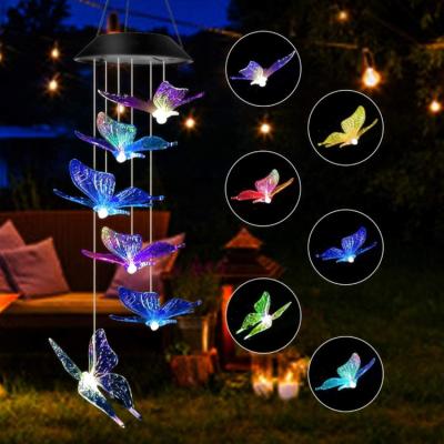 China Art Decor Cheap Art Garden Solar Light Wind Chimes for sale