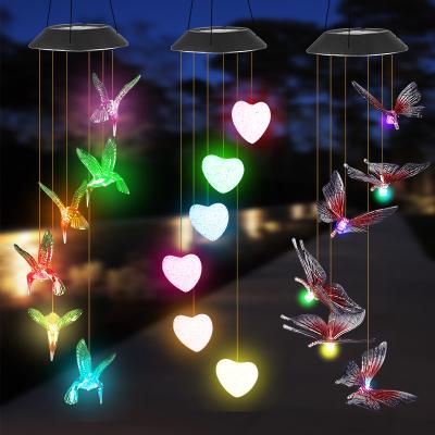 China Switch + light sensor; Waterproof Rating: IP44 Chime Decoration Resin Casts Hummingbird Wind Chimes for sale