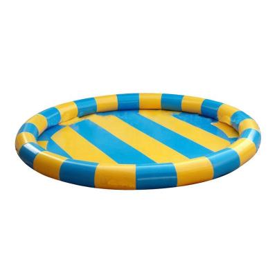 China High Quality Colorful Ribbed Inflatable PVC Tarpaulin Inflatable PVC Water Pool Kids Pool for sale