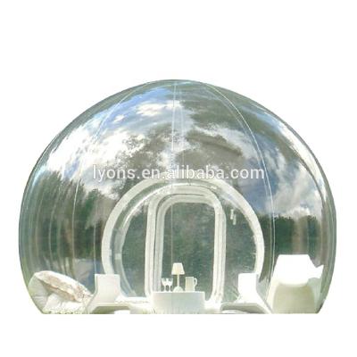 China 1.0mm PVC Transparent Inflatable Bubble Tent Inflatable Camping Tent Inflatable Lawn Tent Bubble for sale