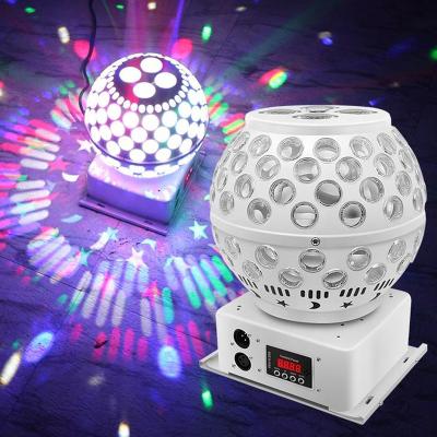 China 2022 Hot Sale Stage KTV Room Bar Flash RGB DJ Dmx Rotating Magic Ball Disco Laser Stage Lights for sale