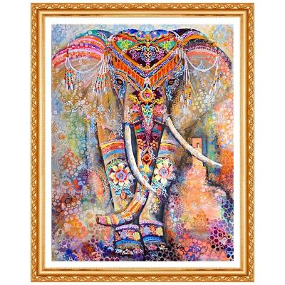 China Europe 5D DIY Elephant Diamond Painting Wall Canvas Art Animal Painting For Home Decor Full Drill Cross Stitch Diamond Kits for sale