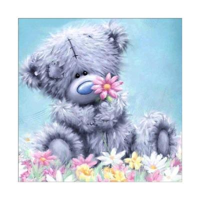 China Europe 5D DIY Diamond Painting Cartoon Bear Wall Canvas Art Painting For Home Decor Full Drill Cross Stitch Embroidery Kits for sale