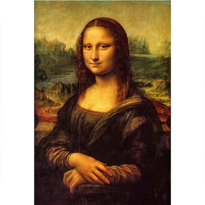 China Europe 5D DIY MonaLisa Diamond Painting Portrait Wall Canvas Art Painting For Home Decor Full Drill Cross Stitch Diamond Kits for sale