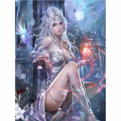 China Europe Beauty DIY 5D Diamond Painting Portrait Painting Wall Canvas Art Painting For Home Decor Full Drill Cross Stitch Diamond Kits for sale