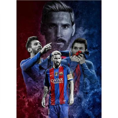 China Europe 5D DIY Messi Diamond Painting Portrait Wall Canvas Art Painting For Home Decor Full Drill Cross Stitch Diamond Kits for sale