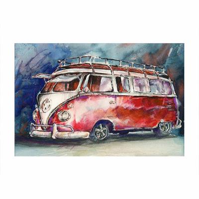 China Europe Bus 5D DIY Diamond Painting Car Painting Wall Canvas Art Painting For Home Decor Full Drill Cross Stitch Embroidery Kits for sale