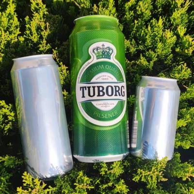 China Custom White Aluminum Beverage Cans Beer Beverage Cans 1000ml 1 Liter Tin Can for sale