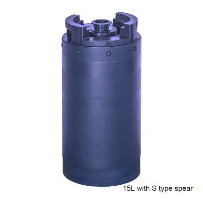 China beer & Beverage Pack Material Wholesale Reusable Beer Barrels Beer Keg One Way Pet Beverage Keg Custom Plastic Beer Keg Barrel 15L 18L for sale